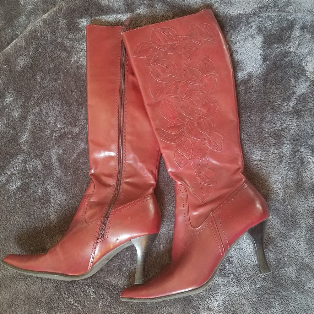 Burgundy Boots